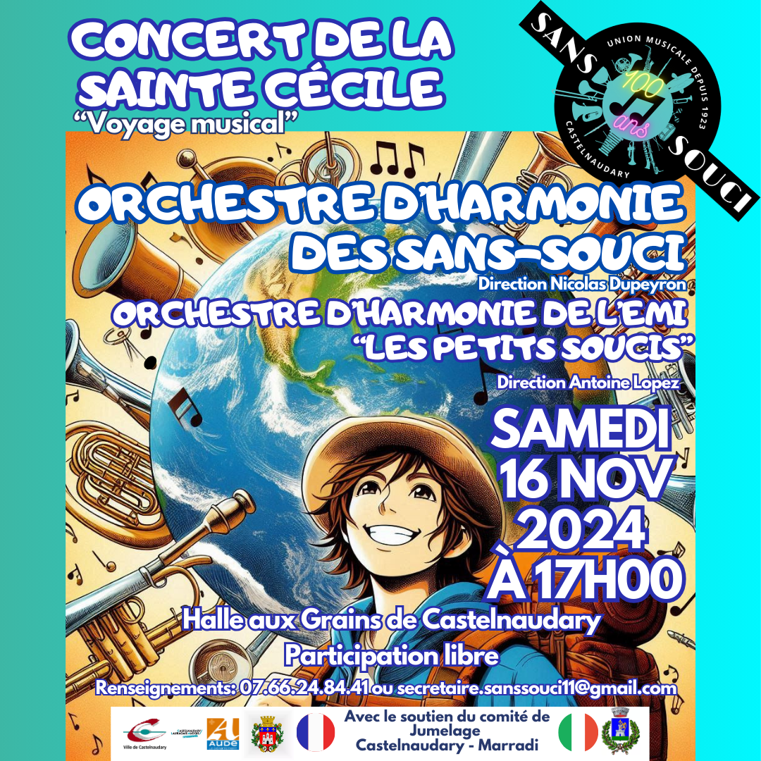 Concert de la Sainte-Cécile le 16 novembre